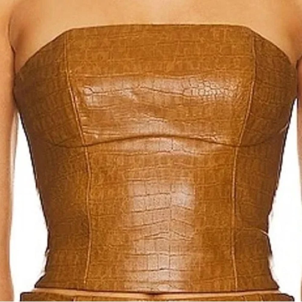 Song of Style Leather Corset & Pant Set - Picture 2 of 10